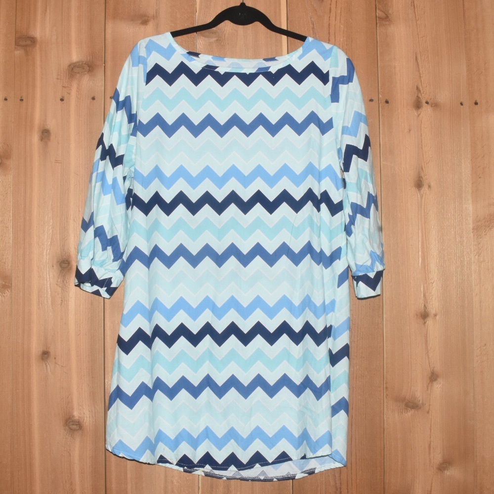 Lilly Wolly Doodle Chevron Dress